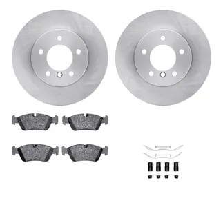 R1 Concepts WFWH1-31039 E- Line Series Brake Rotor W/ Ceramic Brake Pads & Hdw